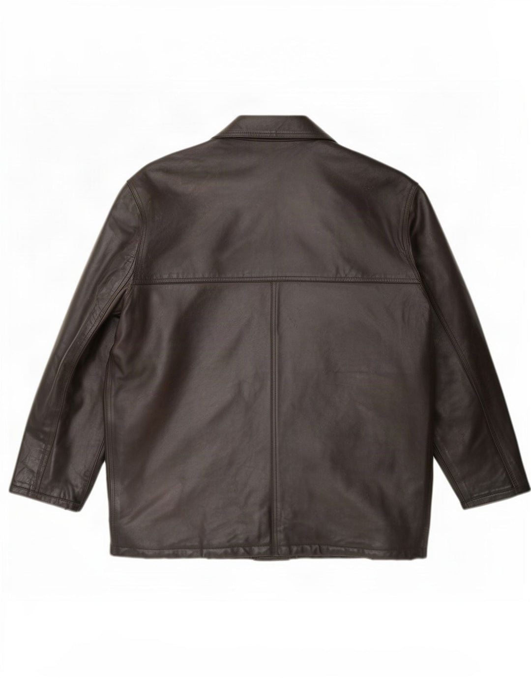 Bayside Giacca in pelle da uomo UK 38 Marrone medio