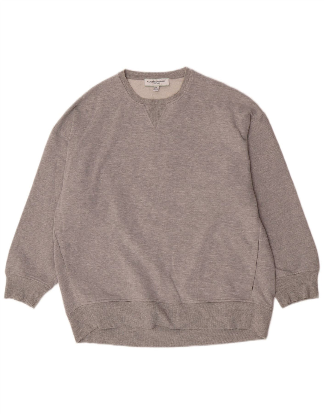 Carolyn Donnelly Felpa oversize da donna Maglione UK 14 Grigio medio