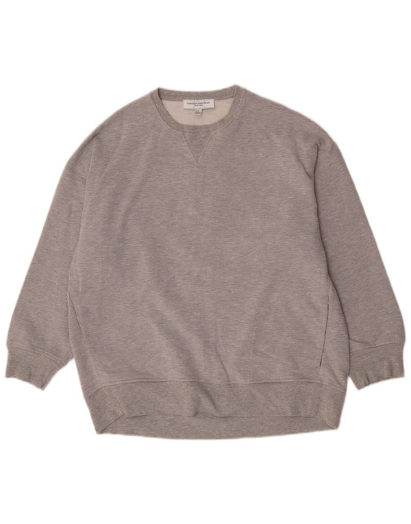 Carolyn Donnelly Felpa oversize da donna Maglione UK 14 Grigio medio