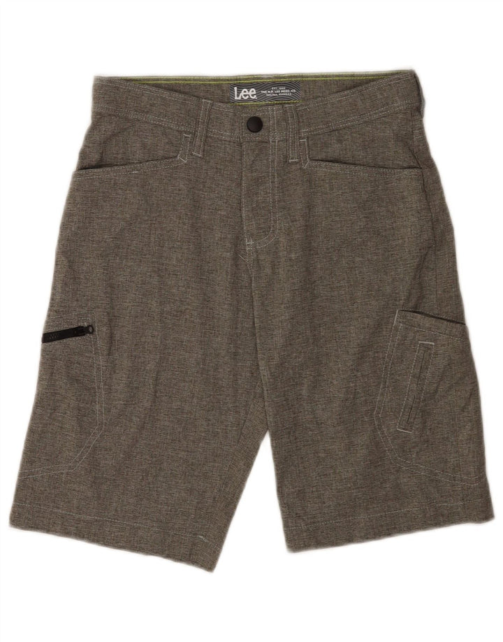 Pantaloncini cargo Lee da ragazzo 11-12 anni W26 poliestere grigio