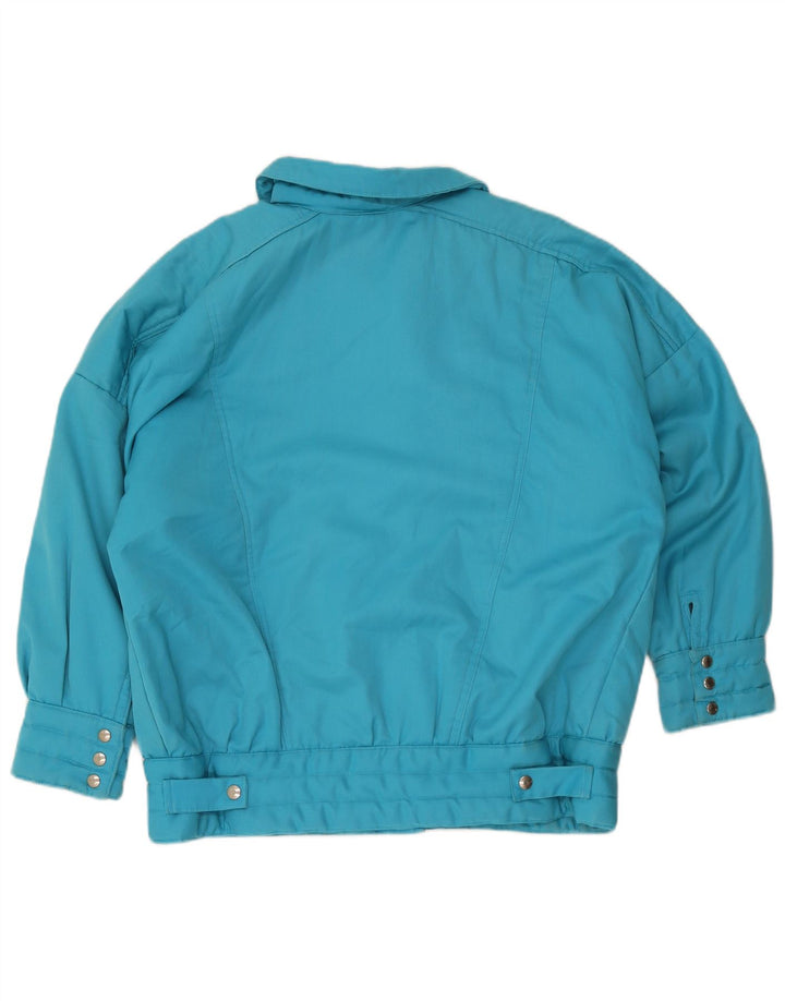 Giubbotto bomber vintage da donna UK 18 XL blu