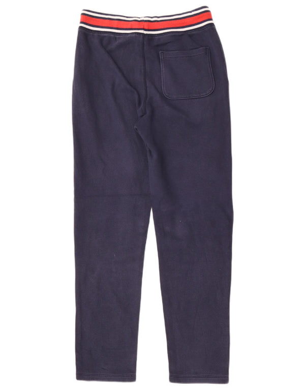 Gap Girls Graphic Tracksuit Trousers 13-14 Years 2XL Navy Blue Colourblock