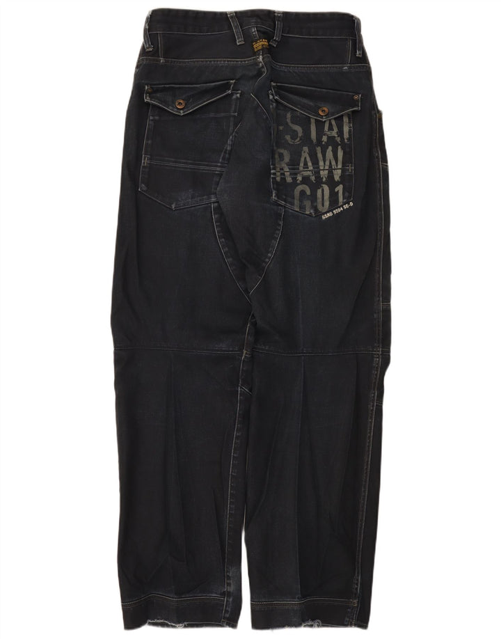 Jeans cargo grafici da uomo G-Star 3301 W30 L33 cotone nero