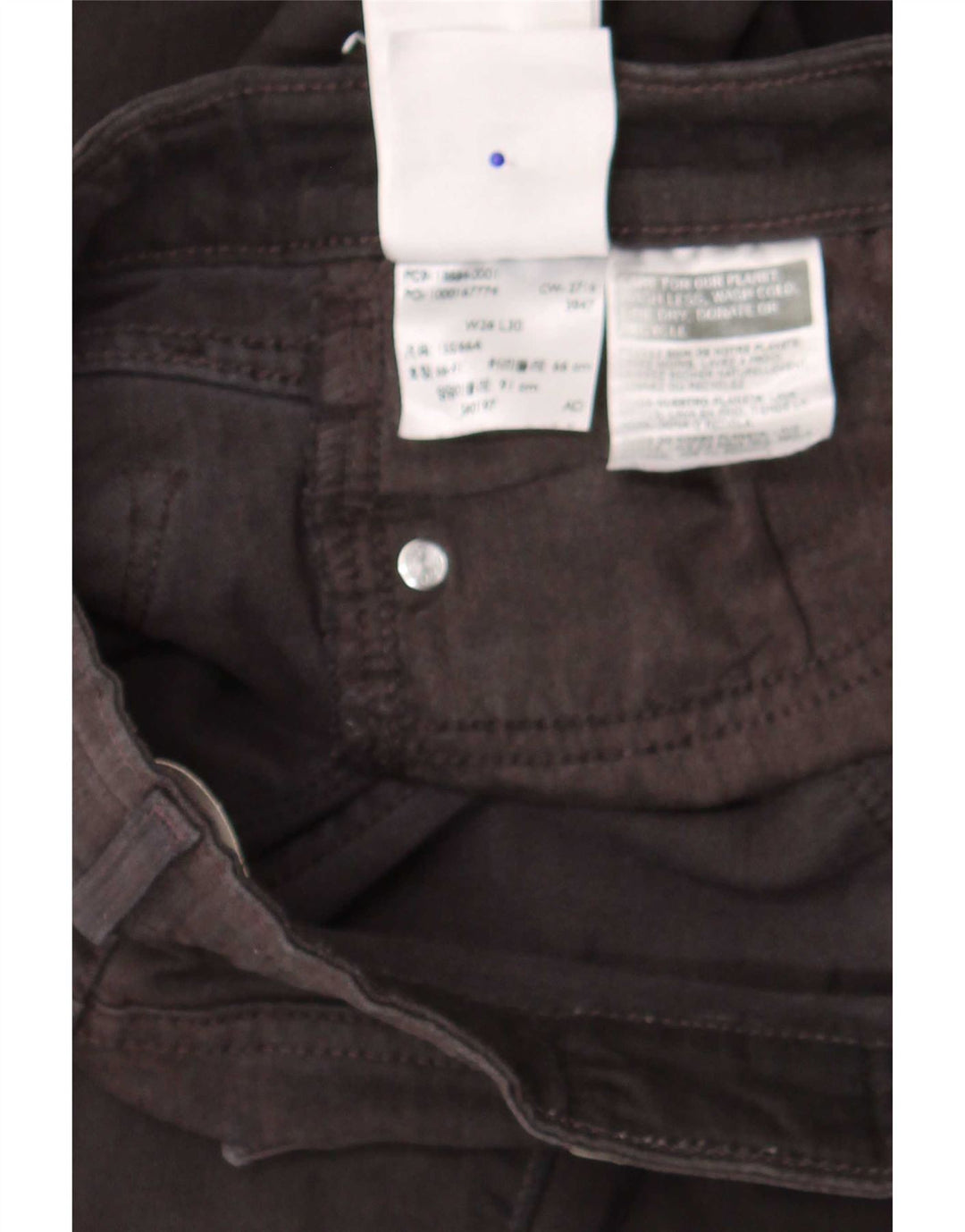 Jeans Levi's 712 Slim da donna W26 L30 cotone nero