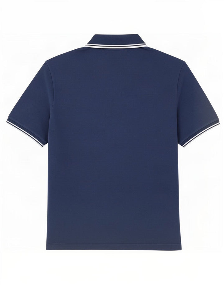 Polo da uomo Fred Perry in cotone blu navy medio