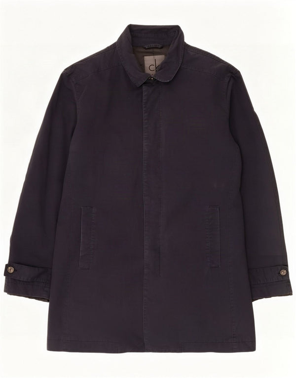 Calvin Klein Cappotto da uomo UK 44 2XL Blu navy Poliestere
