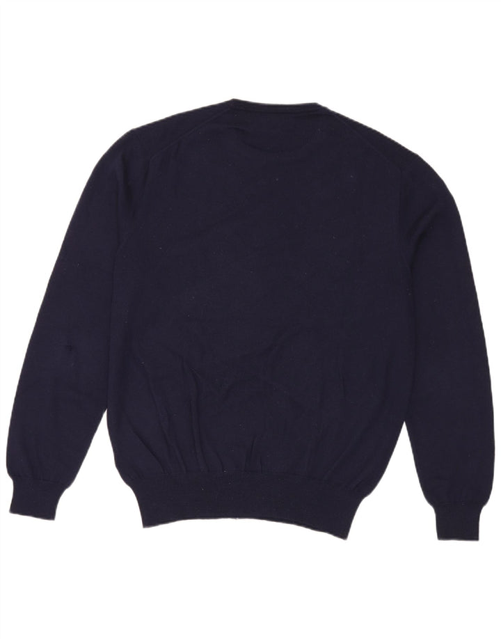 Polo Ralph Lauren Maglione girocollo da uomo in lana medio blu navy