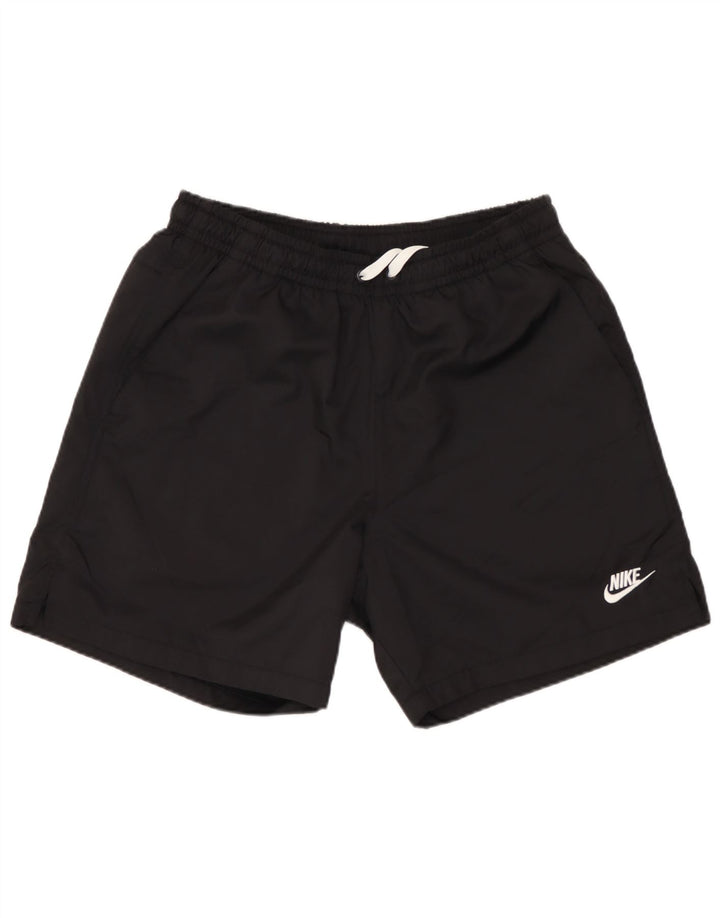 Pantaloncini da bagno da uomo NIKE piccoli neri in poliestere