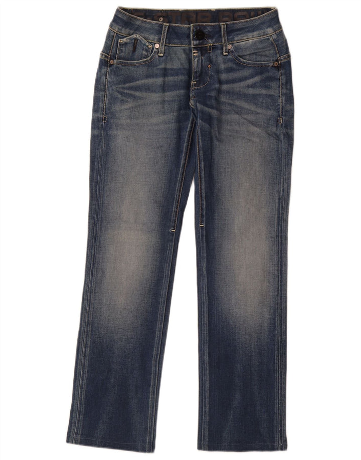 Jeans dritti da donna G-Star W24 L28 cotone blu