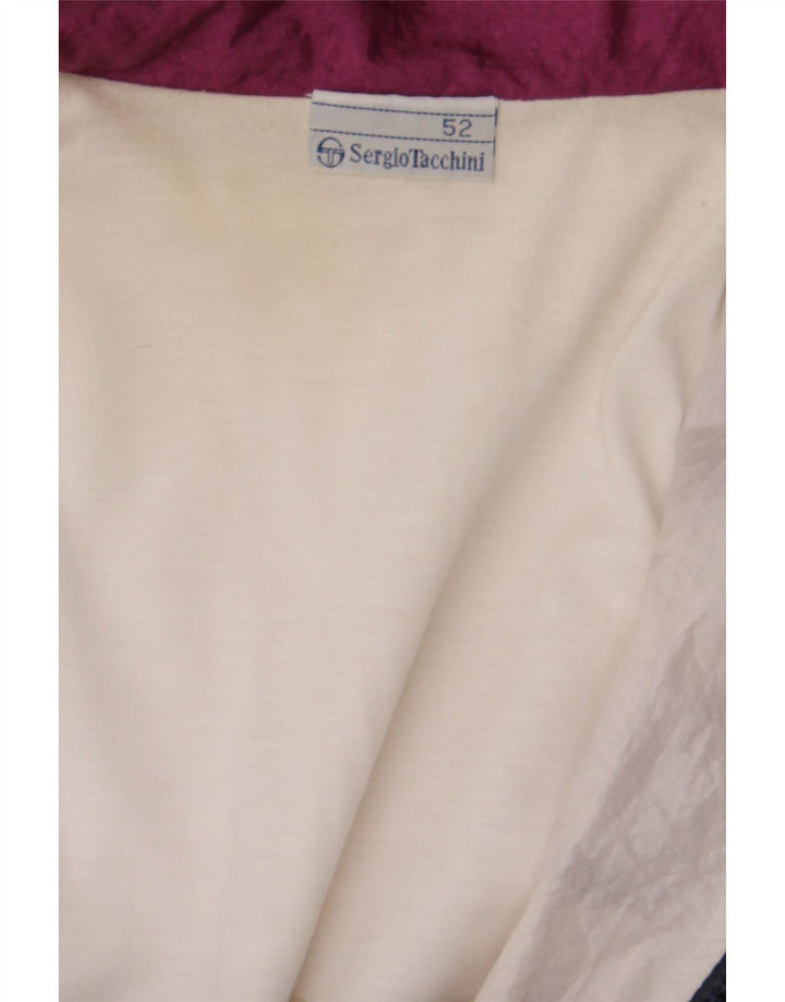 Giacca da tuta da uomo Sergio Tacchini IT 52 Large Blu Navy geometrico