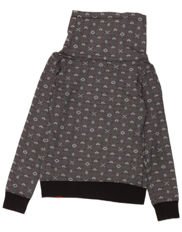 Felpa grafica da donna Converse Jumper UK 12 Grigio medio geometrico