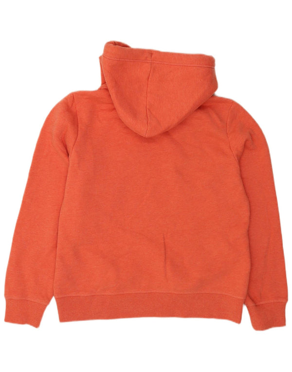 Felpa con cappuccio da donna Superdry UK 14 grande cotone arancione