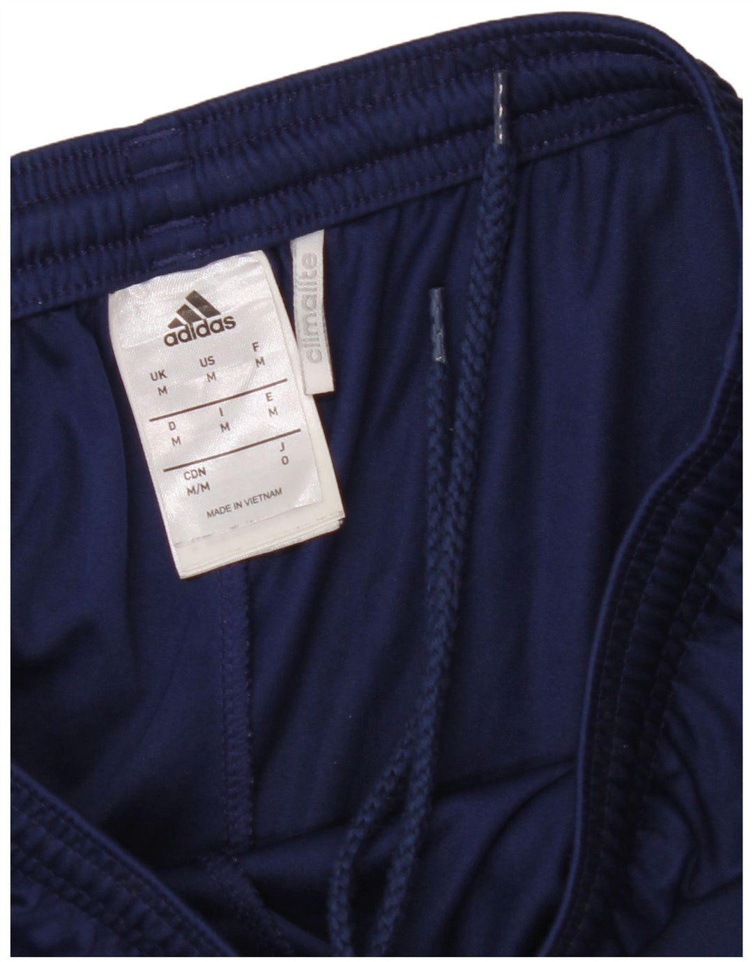 ADIDAS Mens Climalite Sport Shorts Medium  Navy Blue Polyester