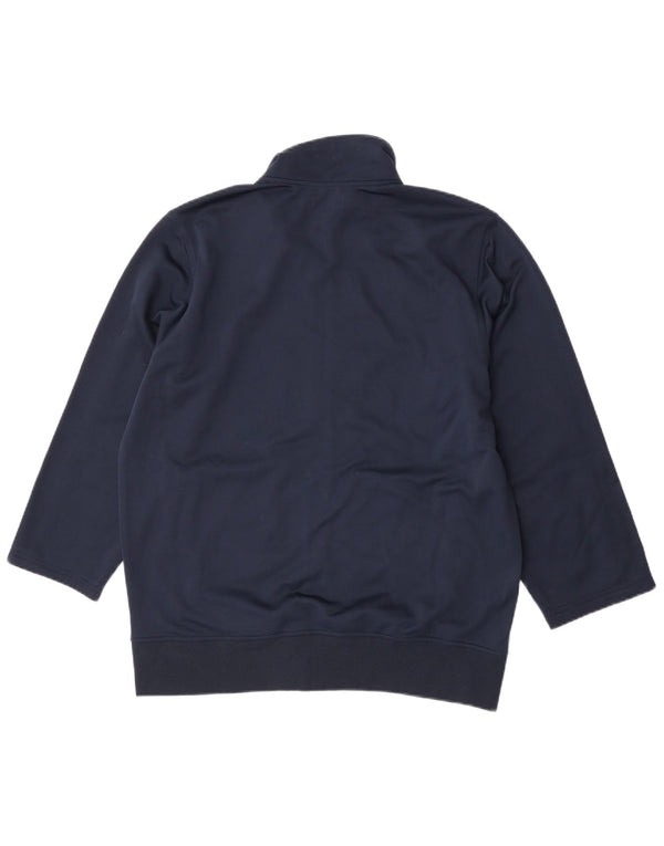 Giacca da tuta da uomo Diadora Large in poliestere blu navy
