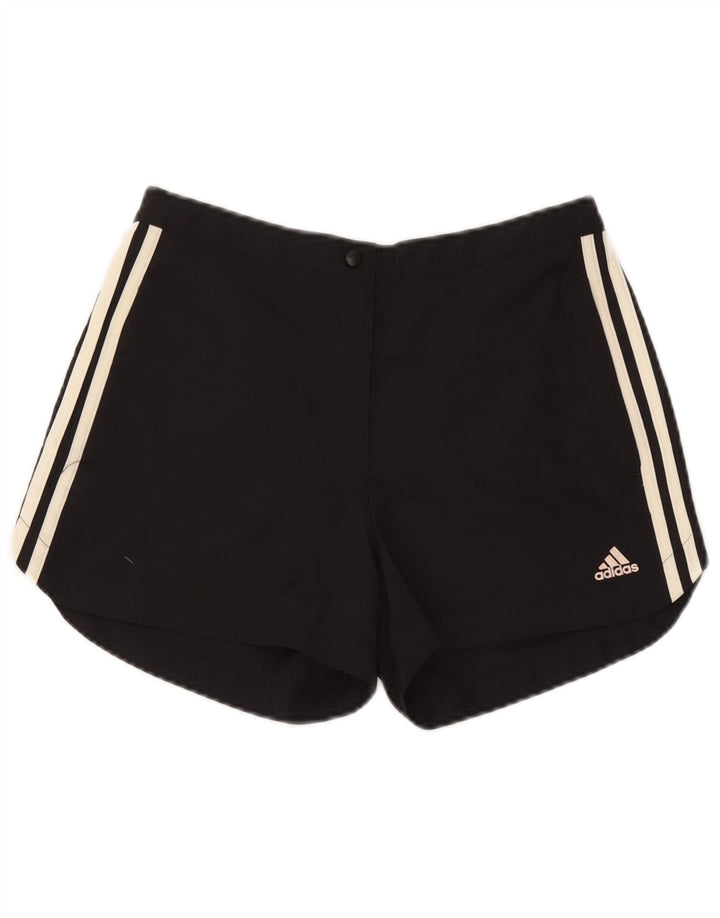 Pantaloncini casual Adidas Climalite da donna UK 12 Medium W28 Poliestere nero