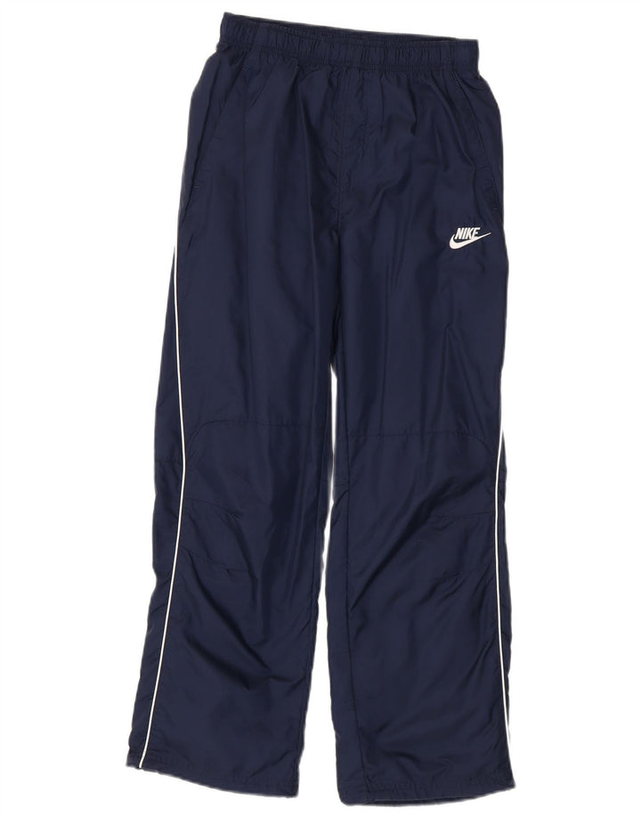 Pantaloni della tuta da ragazzo NIKE 10-11 anni nylon medio blu navy