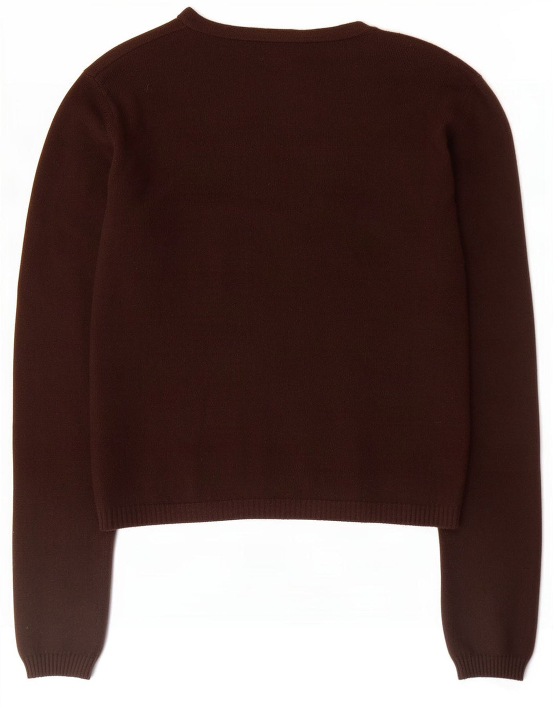 Maglione cardigan da donna Zara UK 12 Acrilico marrone medio