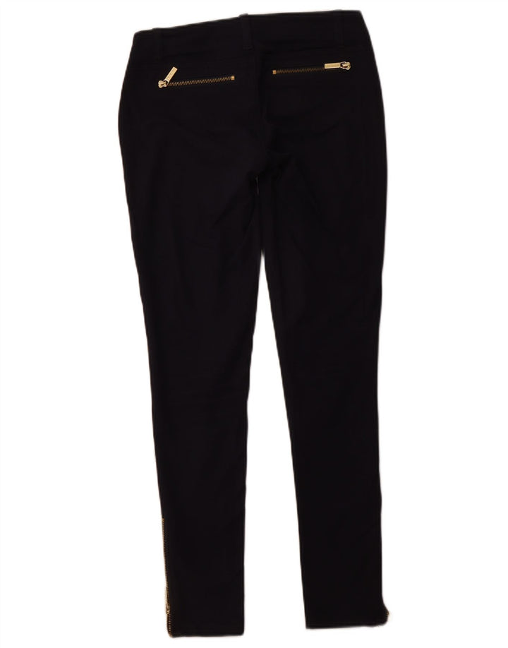 Pantaloni casual skinny da donna MICHAEL KORS US 00 2XS W26 L28 Blu navy