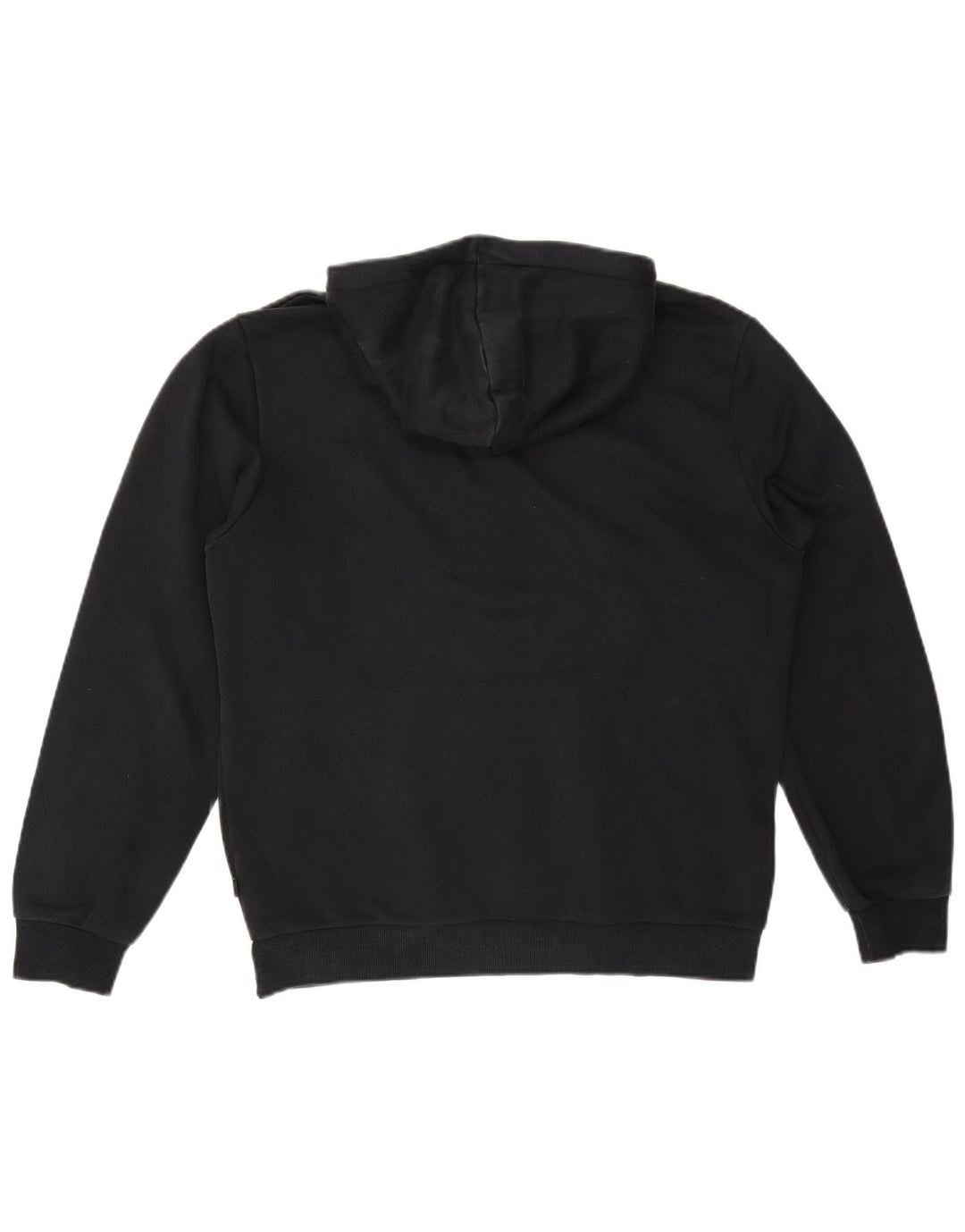 Felpa con cappuccio da uomo Puma media cotone nero