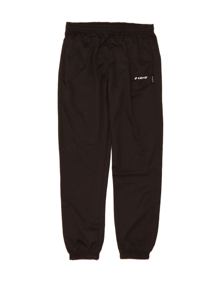 LOTTO Mens Tracksuit Trousers Joggers Large  Black Vintage Lotto and Second-Hand Lotto from Messina Hembry 
