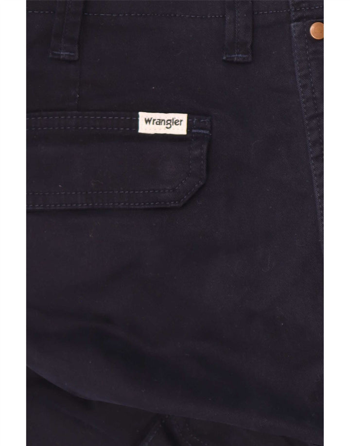 Pantaloncini cargo Casey da uomo Wrangler W33 cotone blu navy medio
