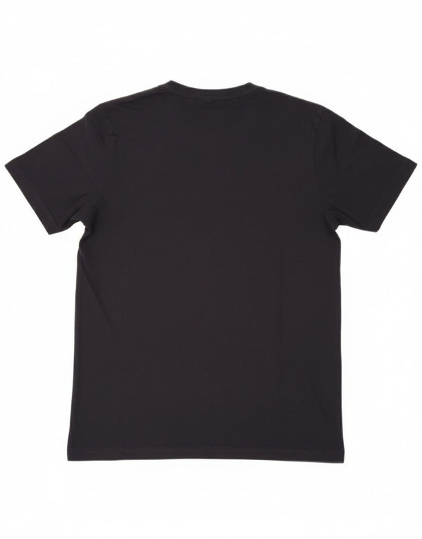 T-shirt grafica da uomo Ellesse Top grande in cotone blu navy