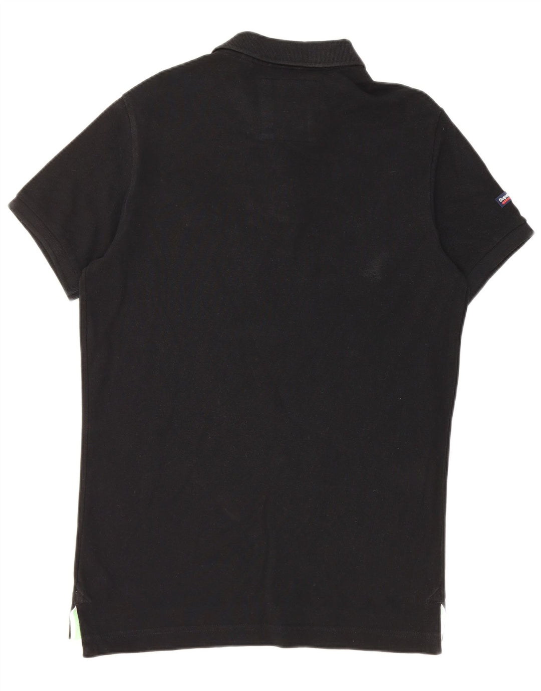 Polo da uomo Superdry grande in cotone nero