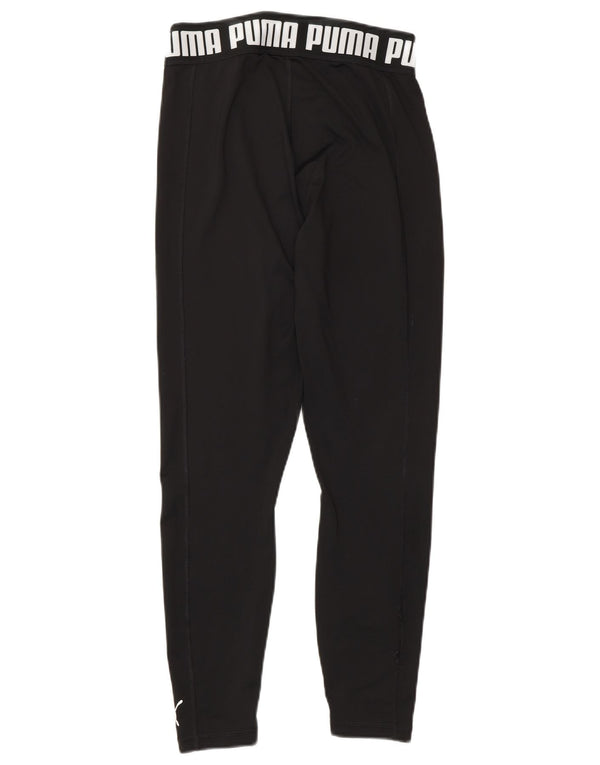 Leggings grafici PUMA da donna UK 10 Small Nero Poliestere