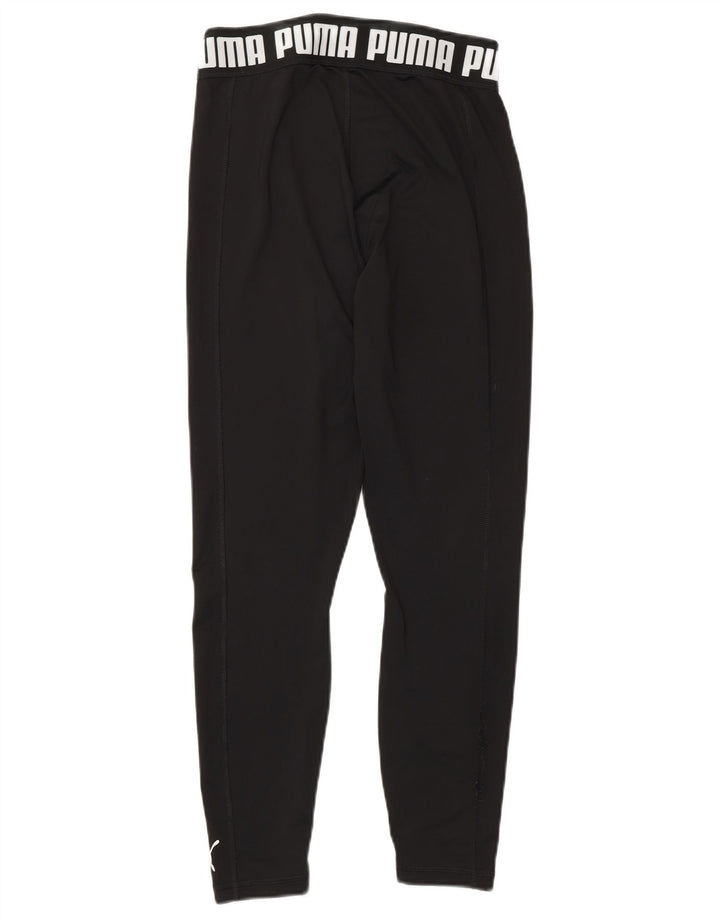 Leggings grafici PUMA da donna UK 10 Small Nero Poliestere