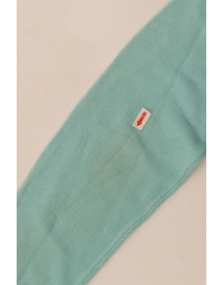Maglione maglione girocollo da donna Marks & Spencer UK 10 piccolo turchese