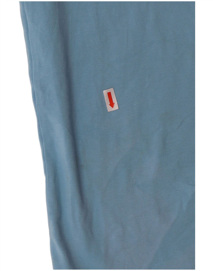 TOMMY HILFIGER T-shirt da uomo Top in cotone blu medio