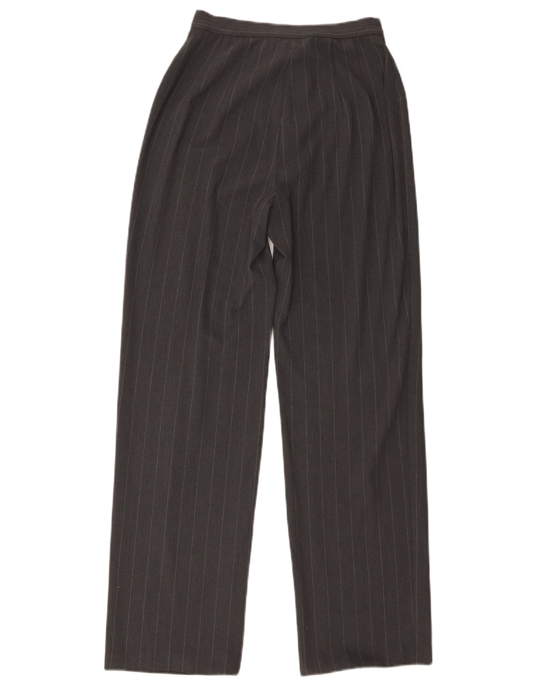 Pantaloni da abito da donna Marks & Spencer UK 8 piccoli W26 L30 a righe grigie