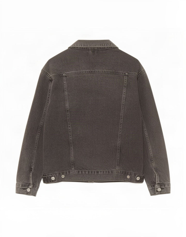 Giacca in denim da donna Topshop UK 8 piccola in cotone nero