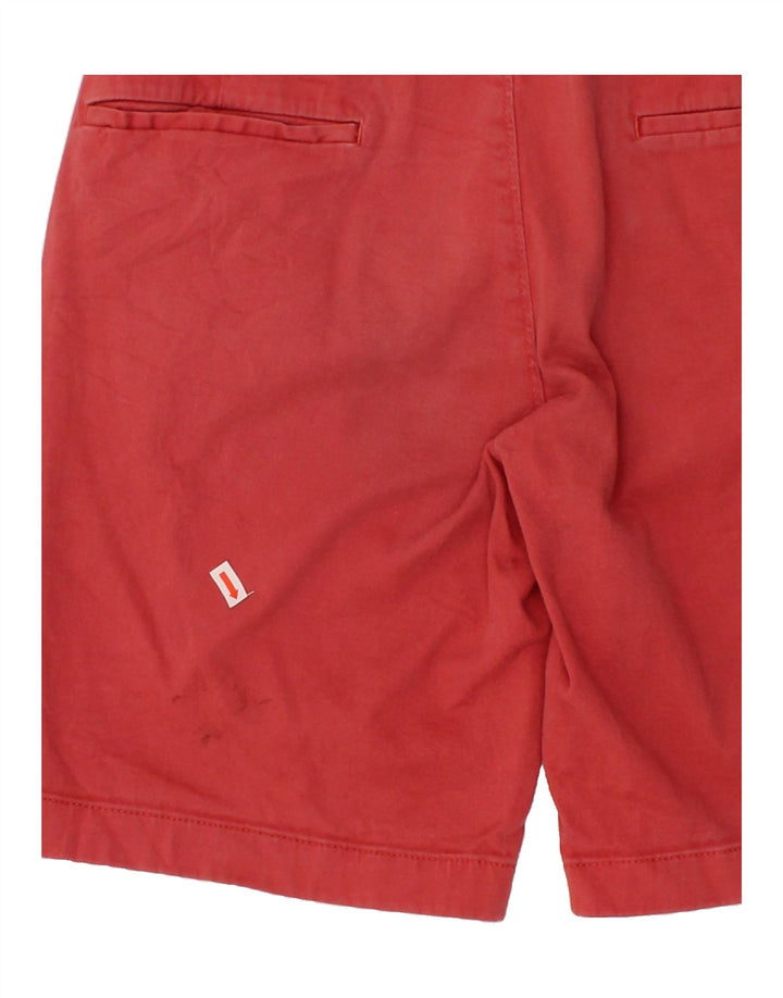 J. CREW Mens Chino Shorts W28 Small Red Cotton Vintage J. Crew and Second-Hand J. Crew from Messina Hembry 