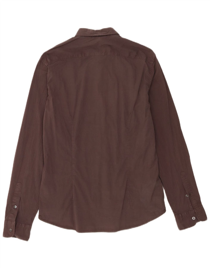 Camicia Uomo Gas Cotone Grigio Medio