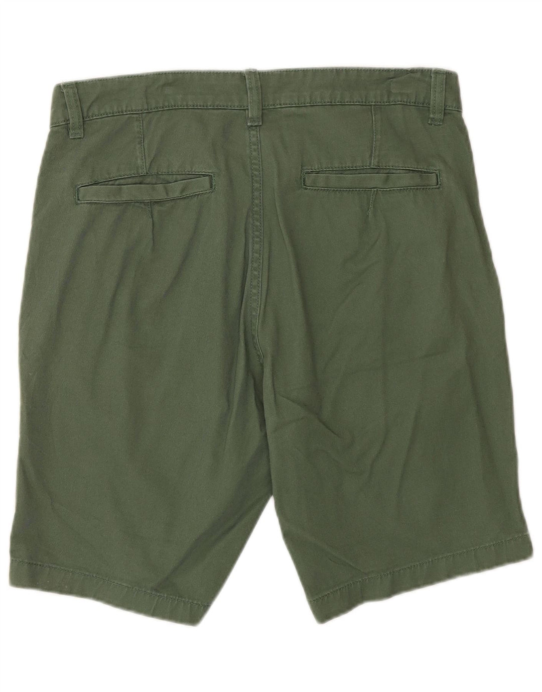 Pantaloncini chino vestibilità regolare da uomo di Dack IT 46 piccoli W30 cotone verde