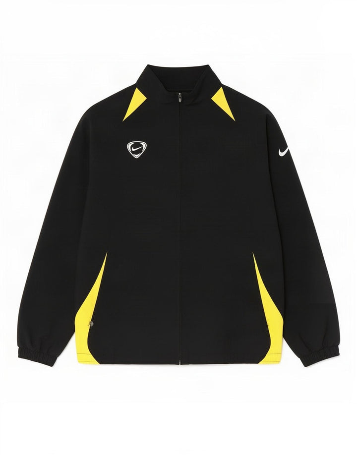 Giacca superiore della tuta da ragazzo Nike 12-13 anni Large Black Colourblock