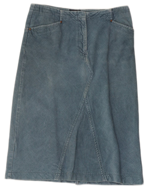 Gonna in velluto a coste da donna Stefanel IT 38 XS W28 Blu