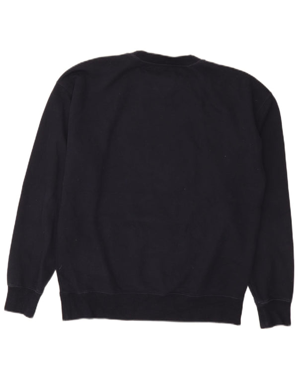 Felpa grafica da uomo Tommy Hilfiger Jumper XS blu navy in cotone