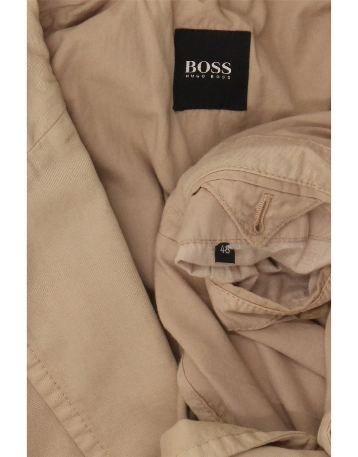 Giacca blazer da uomo a 2 bottoni Hugo Boss EU 48 Beige medio