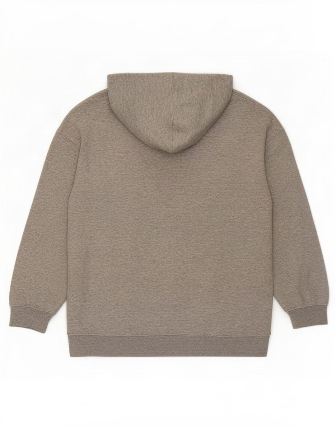 Felpa con cappuccio da uomo Zara in poliestere grigio medio