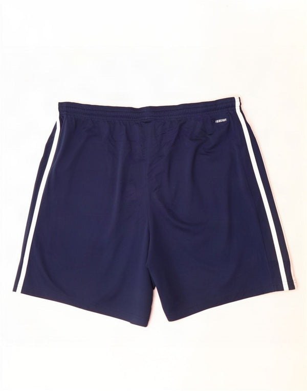 Pantaloncini sportivi Adidas Aeroready da uomo XL in poliestere blu navy
