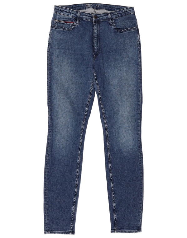 Tommy Hilfiger Mens Santana High Rise Skinny Jeans W33 L32 Blue Cotton