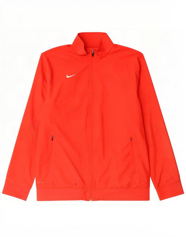 Giacca da ginnastica da uomo Nike Dri Fit XL rossa in poliestere