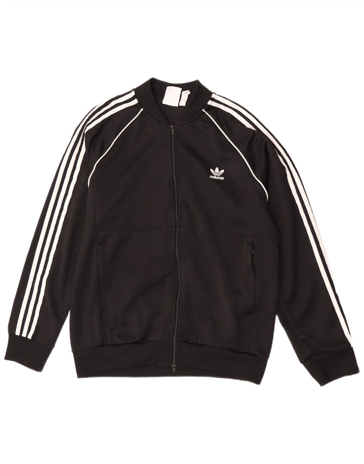 Giacca da ginnastica da uomo Adidas XL nera in poliestere