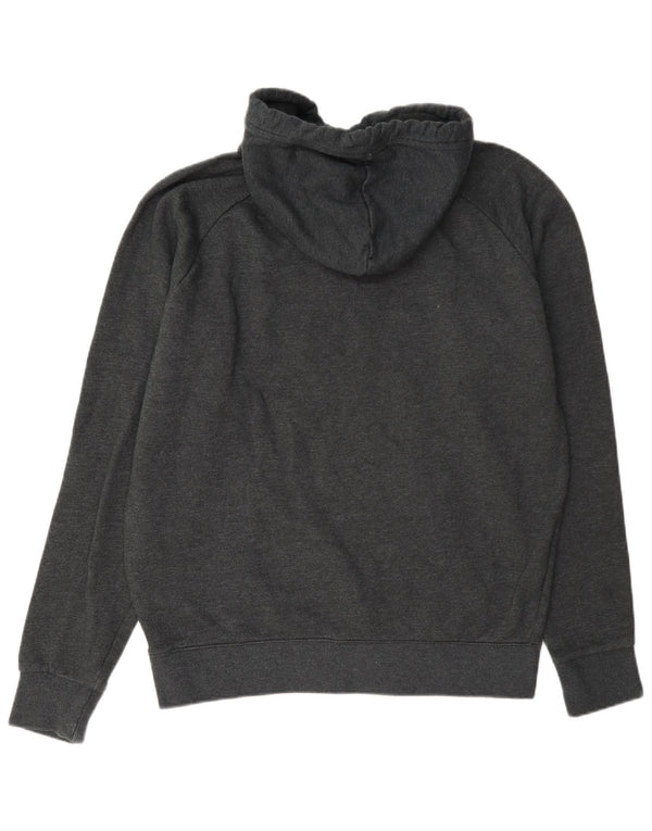 Felpa con cappuccio grafica da uomo Kappa XL in cotone grigio