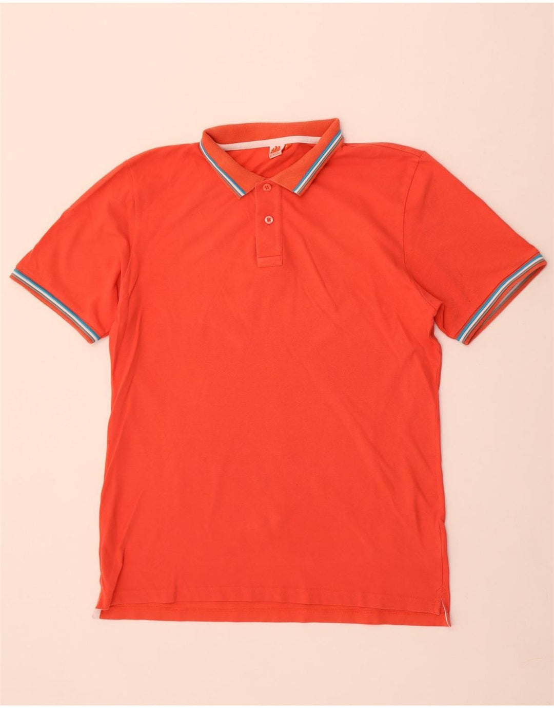 Polo da uomo Sundek 2XL in cotone arancione
