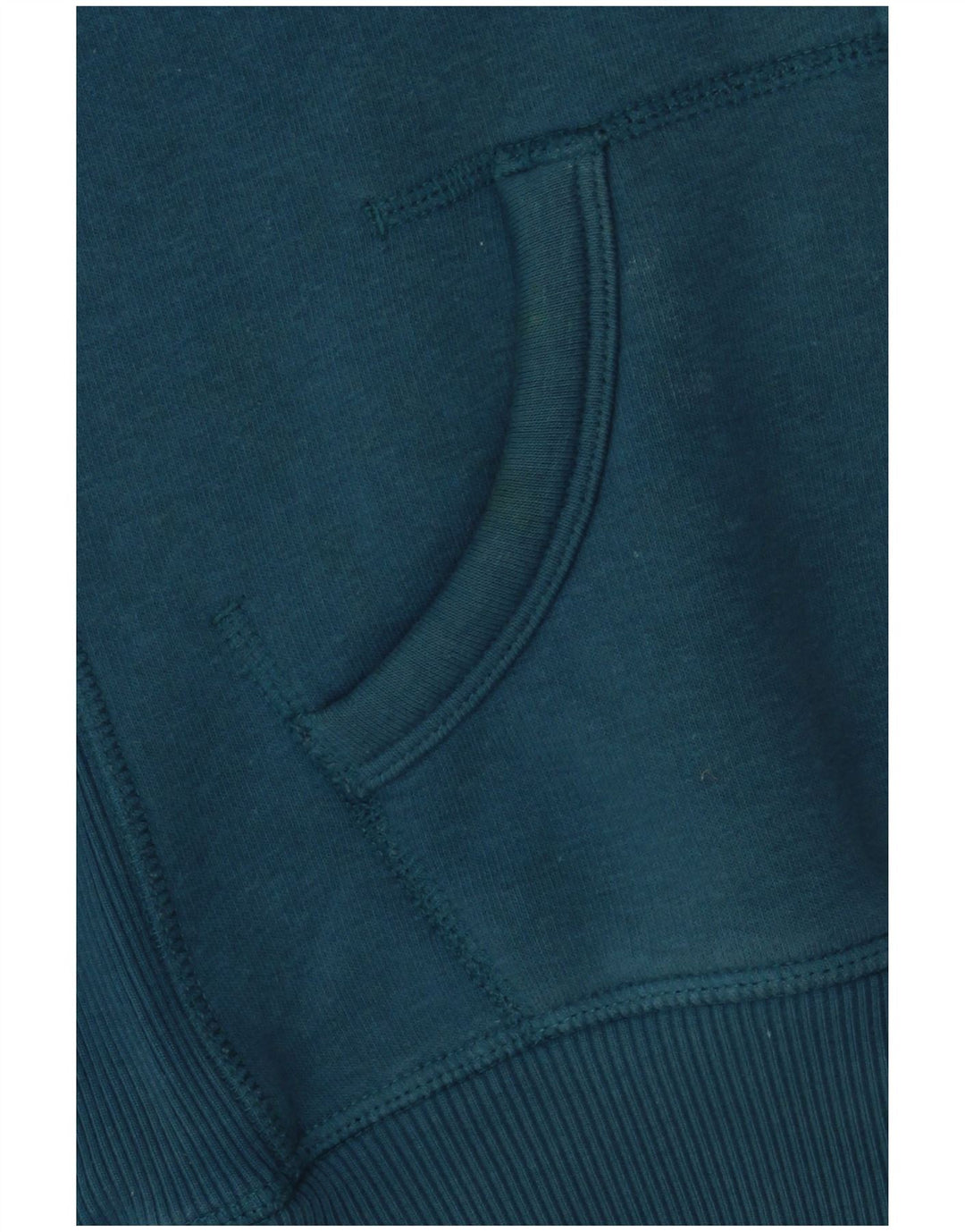 ANIMAL Maglione con cappuccio e zip grafica da donna UK 12 Cotone blu medio