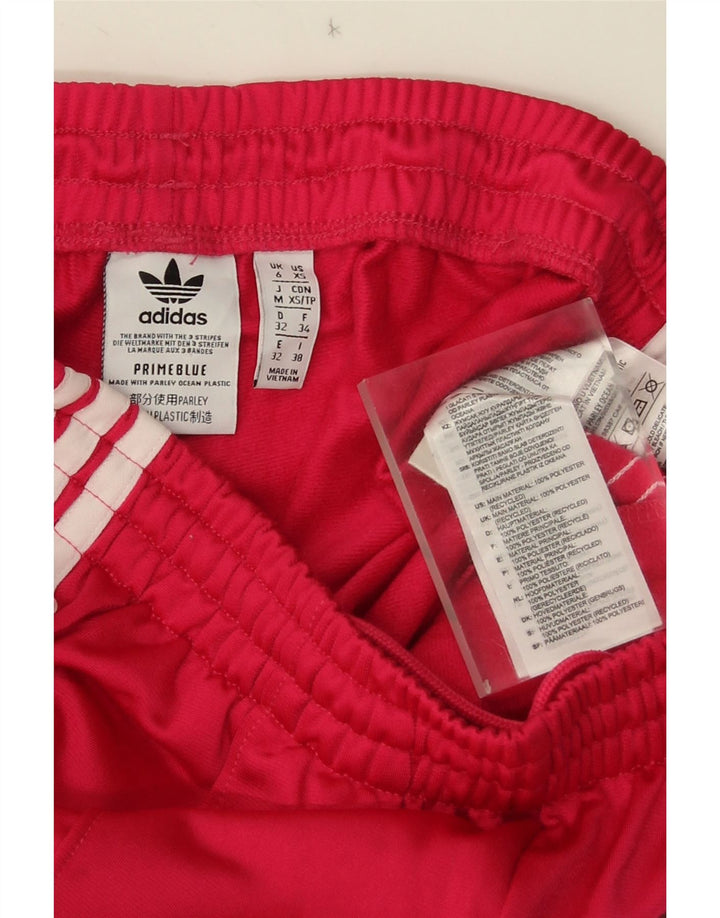 Pantaloni della tuta da donna Adidas UK 6 XS poliestere rosa
