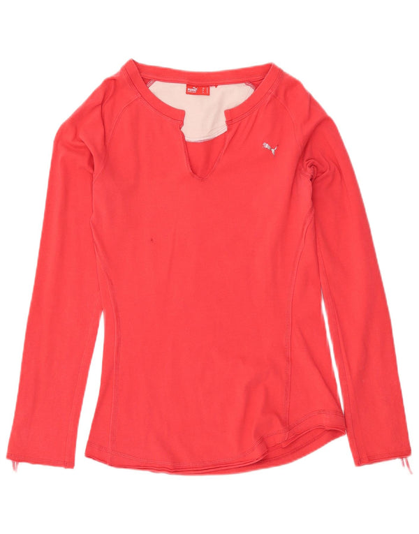 Maglia manica lunga da donna PUMA UK 12 Medium Rossa